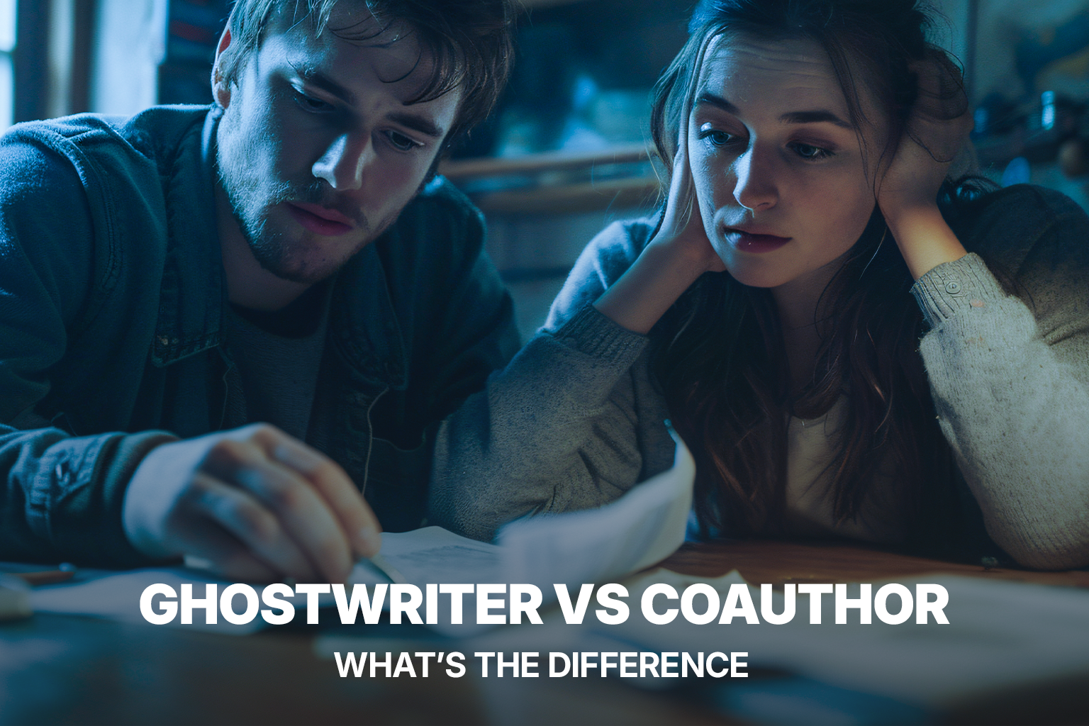 Ghostwriter vs Coauthor