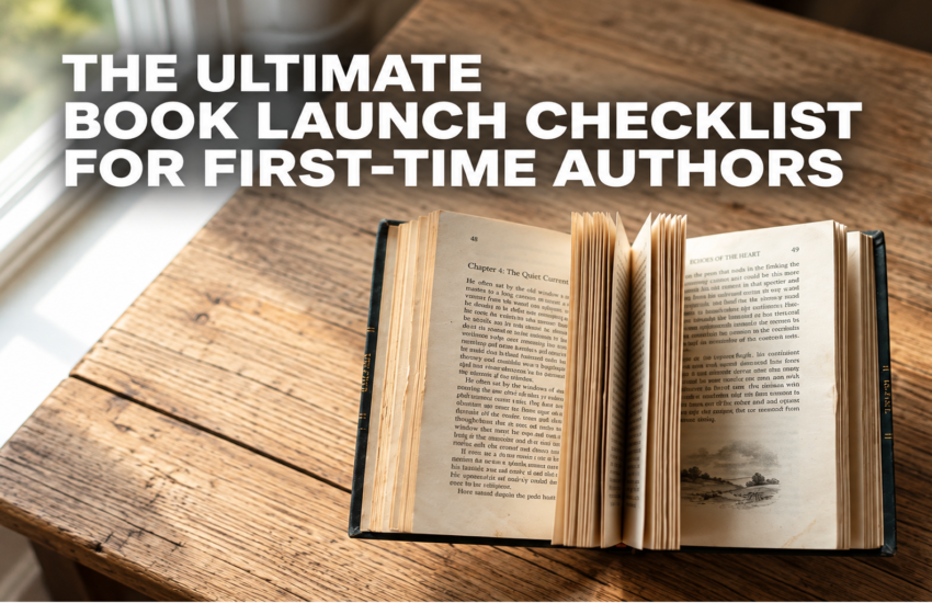 The Ultimate Book Launch Checklist for First-Time Authors